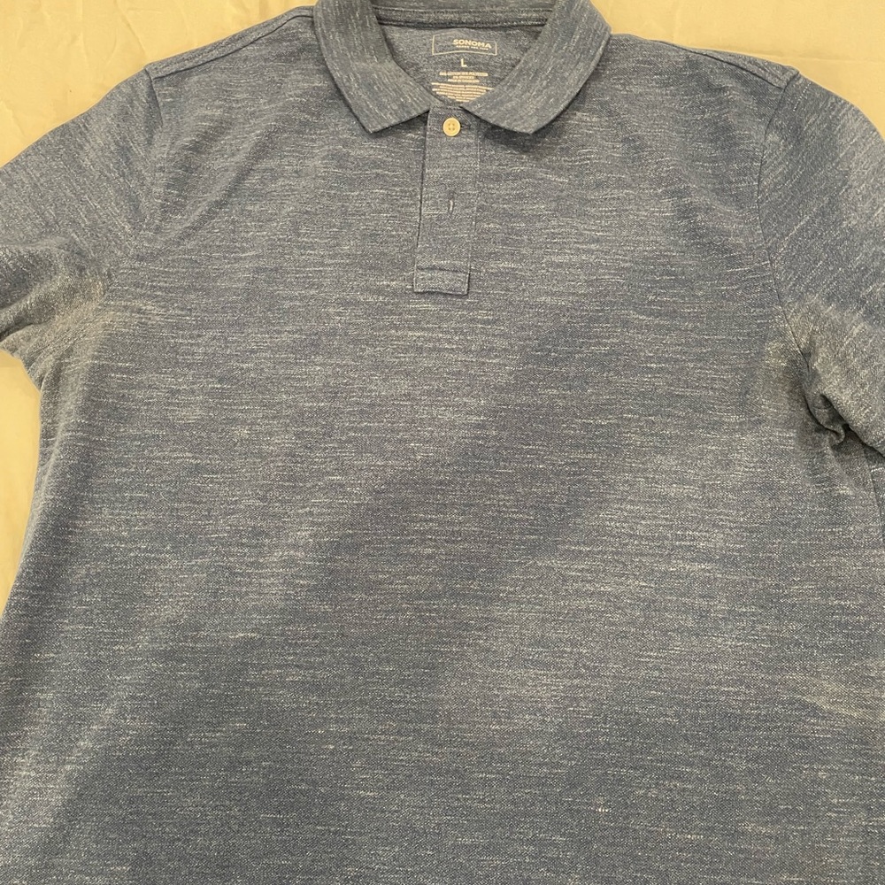 Sonoma short sleeve blue polo.